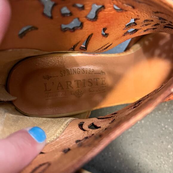 L’ Artiste Spring Step Marielove Women’s Sandals size 39 US 8-8.5 - Picture 5 of 6